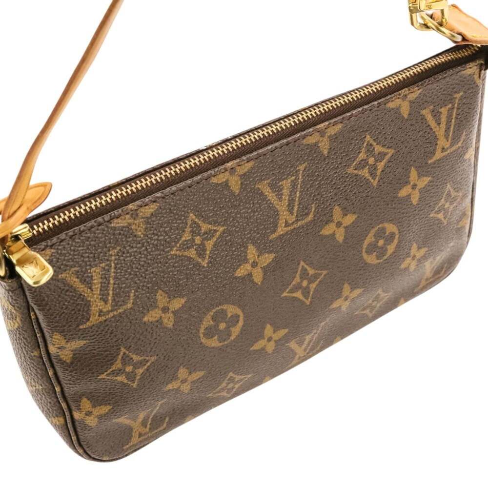 LOUIS VUITTON Brown Monogram Pochette Pouch - Picture 7 of 16